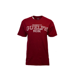 Dark Red Mom Laurel Tee
