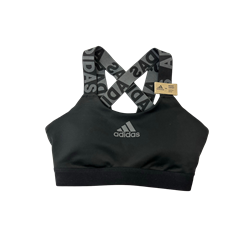 Don't Rest Branded Sports Bra - Black