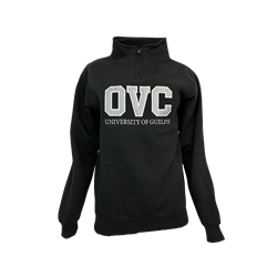 BLK OVC LAYER TWILL 1/4 ZIP