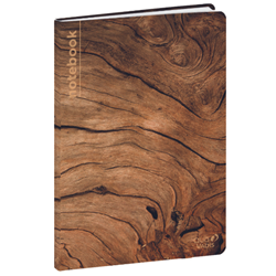 Quo Vadis Respire Notebook - Wood