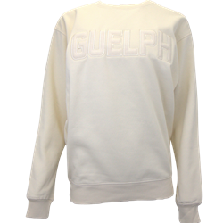 Guelph Fleece-on-Fleece Fashion Crew - Natural