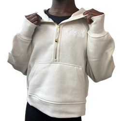 lululemon Gryphon Scuba Oversized Half-Zip Hoodie - Light Ivory