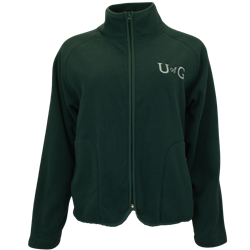 UofG Polar Fleece Full Zip - Green