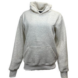 UofG Circle Crest Stringless Hood - Ash
