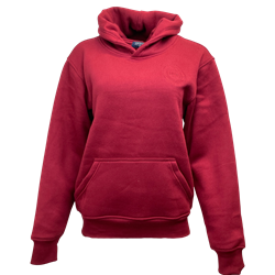 UofG Circle Crest Stringless Hood - Crimson