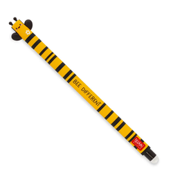 Legami Erasable Bee Gel Pen - Black