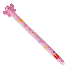 Legami Erasables Butterfly Gel Pen - Pink