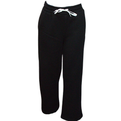 UofG Wide Leg Sweatpant - Black