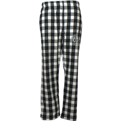 Circle Crest Unisex Sleep Pant - White and Black
