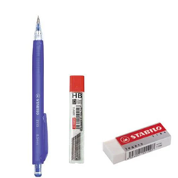 3 Pack Pencil/Lead/Eraser