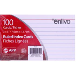 Enlivo Index Cards 3X5