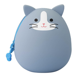 Grey Cat Egg Pouch