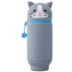 Grey Cat Pencil Case