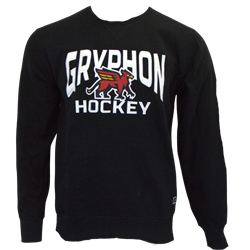 Gryphon Hockey Russell Crew - Black