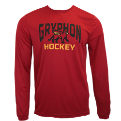 Gryphon Hockey Performance Long Sleeve - Red