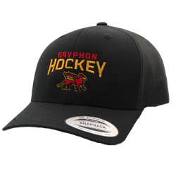 Gryphon Hockey Youth Trucker Cap - Black