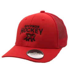Gryphon Hockey Youth Trucker Cap - Red