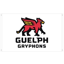 Gryphon Athletic Flag - White