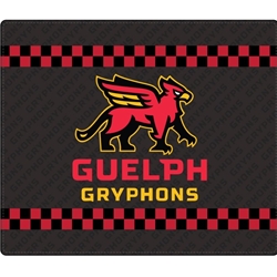 Gryphons Stacked Fleece Blanket - Black