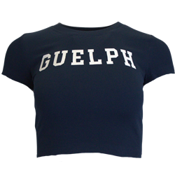 Guelph Ribbed Tee - Navy