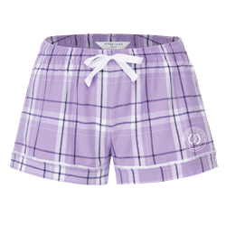 Circle Crest Flannel Short - Lavender