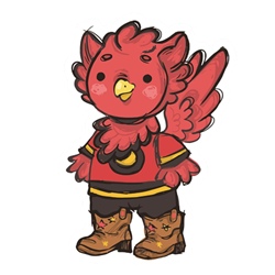 Cowboy Gryph Sticker