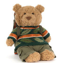 Jellycat Bartholomew Bear Hiking Outfit