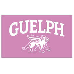 Gryphon Athletic Flag - Pink