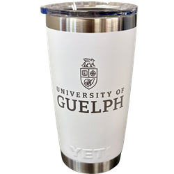 Crested 20 oz Yeti Tumbler - White