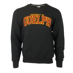 Black Classic Russell Crewneck